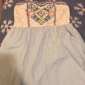 Strapless Boutique dress. One of a kind!